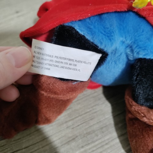 Peluche Disney Store Fantasia Sorcier Mickey Mouse neuve vintage - Photo 8/10