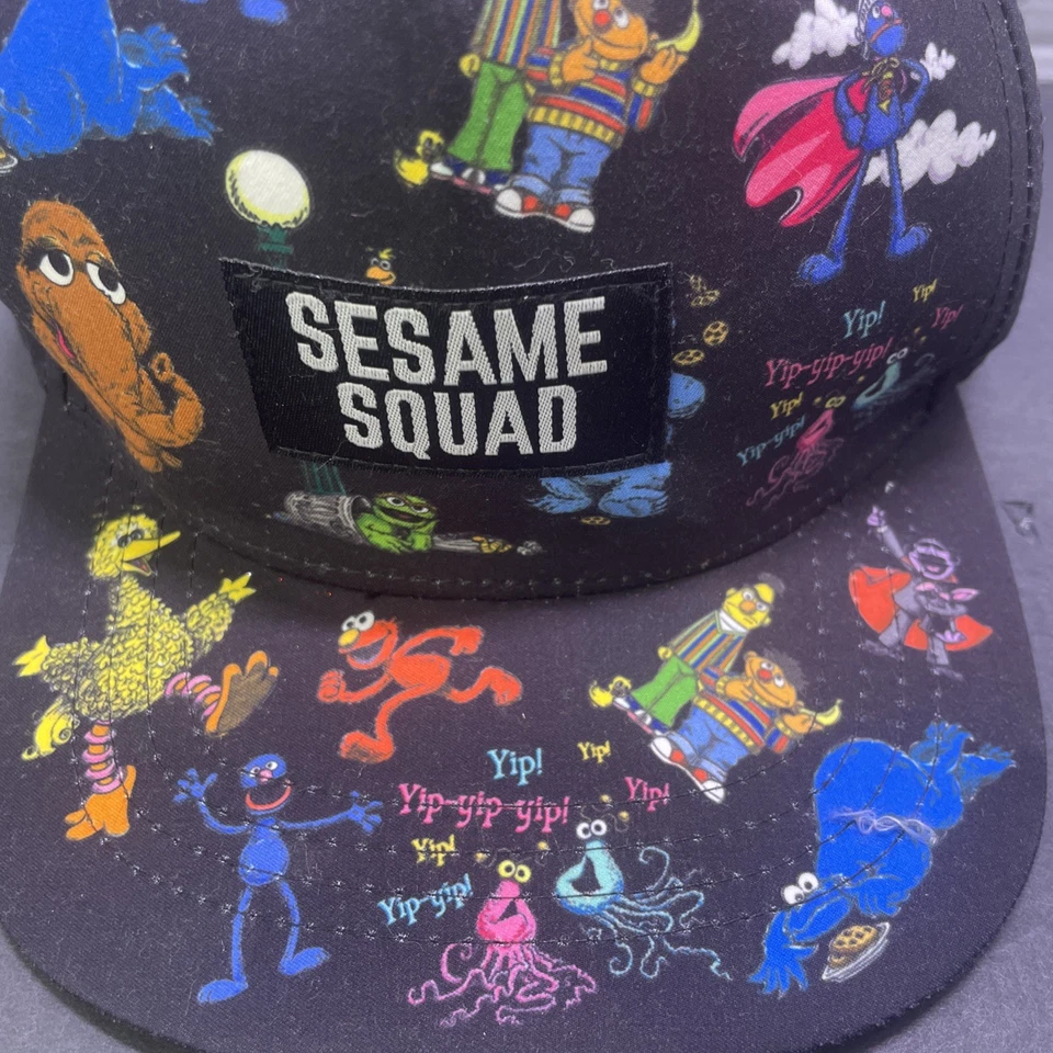 原装芝麻街队帽可调节平沿帽活力-青少年尺寸 — 第 4/4 张图片