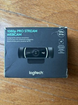 Logitech Pro Stream Webcam 1080p HD Autofocus 30fps USB Black