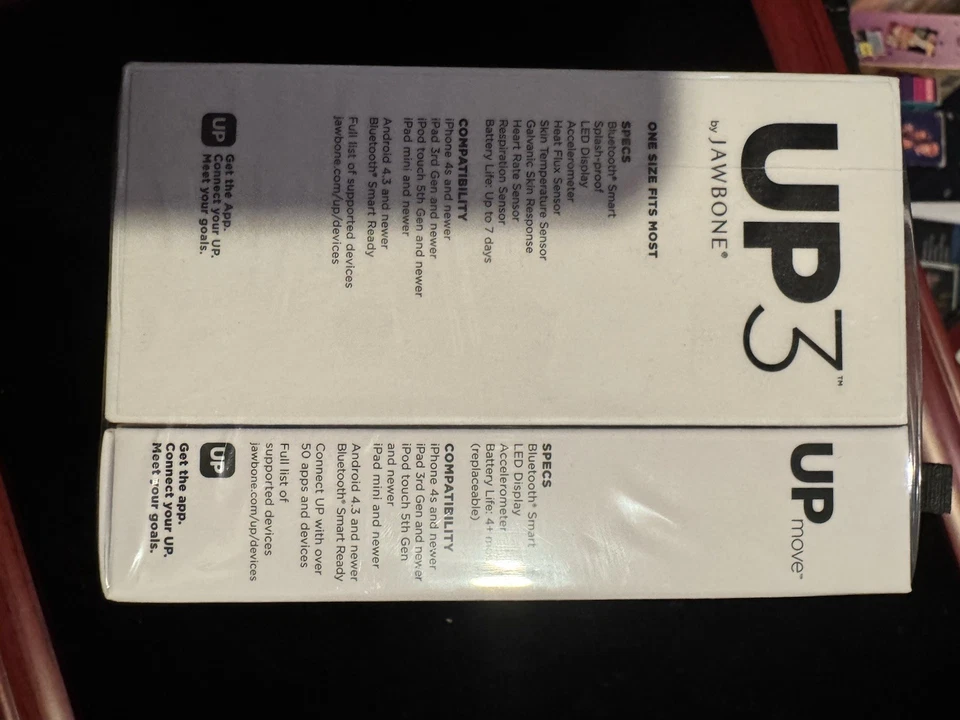 UP3 por Jawbone Frecuencia Cardíaca, Actividad + Rastreador de Sueño, Giro de Arena (Negro) Totalmente Nuevo Foto 4 de 4