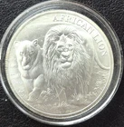 2016 5000 FRANCS REPUBLIC OF CONGO 1oz .999 FINE SILVER *AFRICAN LION*  ROUND