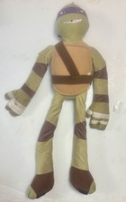 Nickelodeon Teenange Mutant Ninja Turtle Stretch Kin Leonardo 28" Plush 2014 HTF