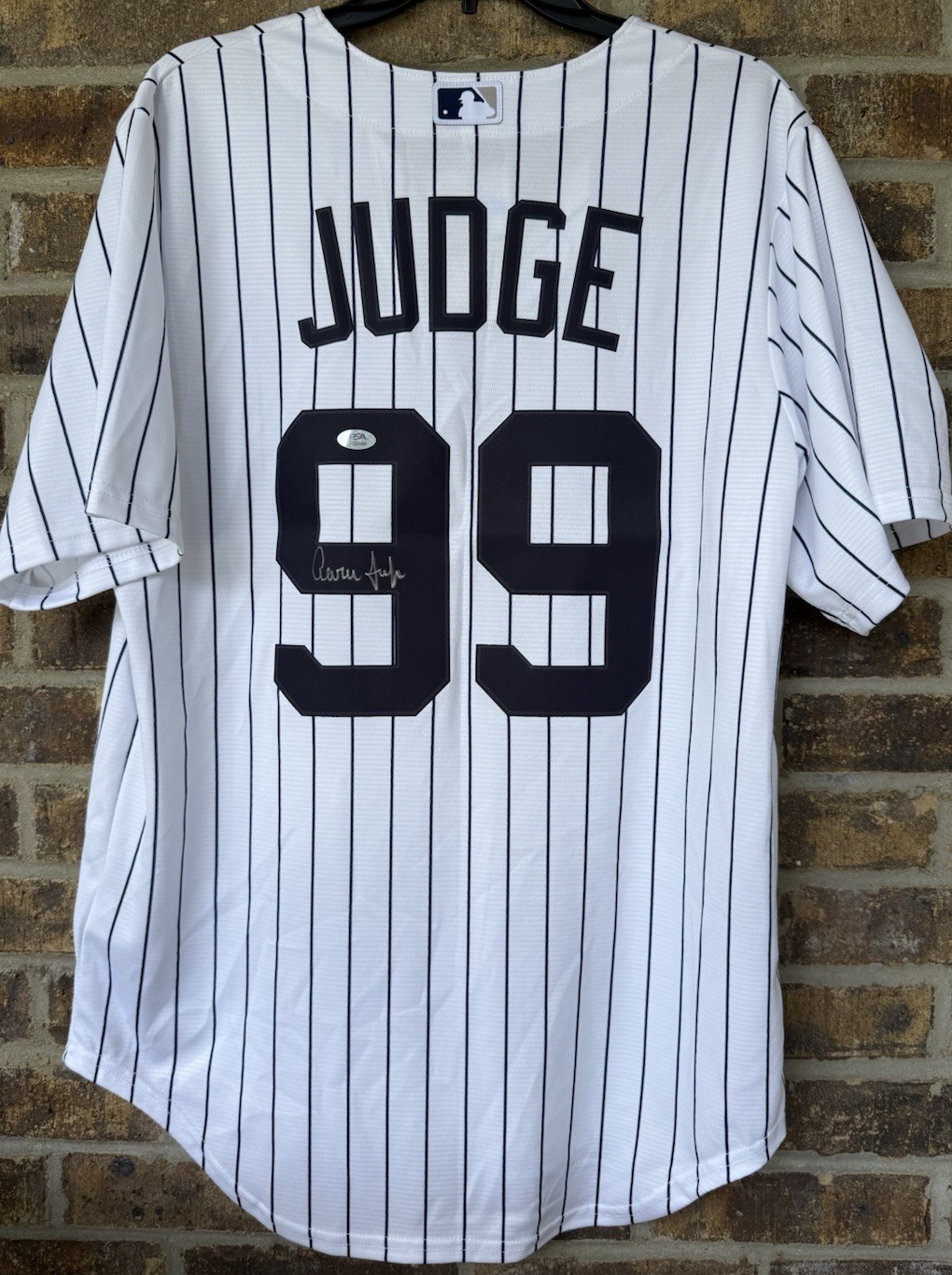 Aaron Judge Signed Autographed New York Yankees White Nike Elite Jersey PSA/DNA