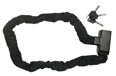 3x 120cm Fahrradschloss 8mm Kettenschloss Motorrad Schloss GLEICHSCHLIESSEND
