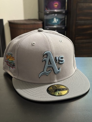 So Fresh Oakland Athletics A’s Bay Bridge New Era Fitted Hat Cap 59fifty 7 7/8