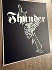Vintage Punk Skate Stickers 90s Misfits Thunder Vision Rock Black Flag Thrasher — photo 7
