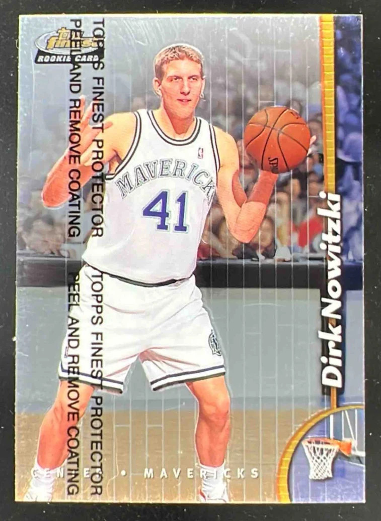 1998-99 Topps Finest #234 Dirk Nowitzki RC