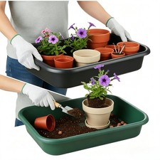 2-Pack Plant Potting Tray MultiFunctional Large Heavy-Duty GardenTidy Tray ...