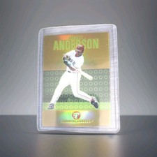 2003 Topps Pristine Garrett Anderson #49 Gold Refractor Die-Cut  57/69