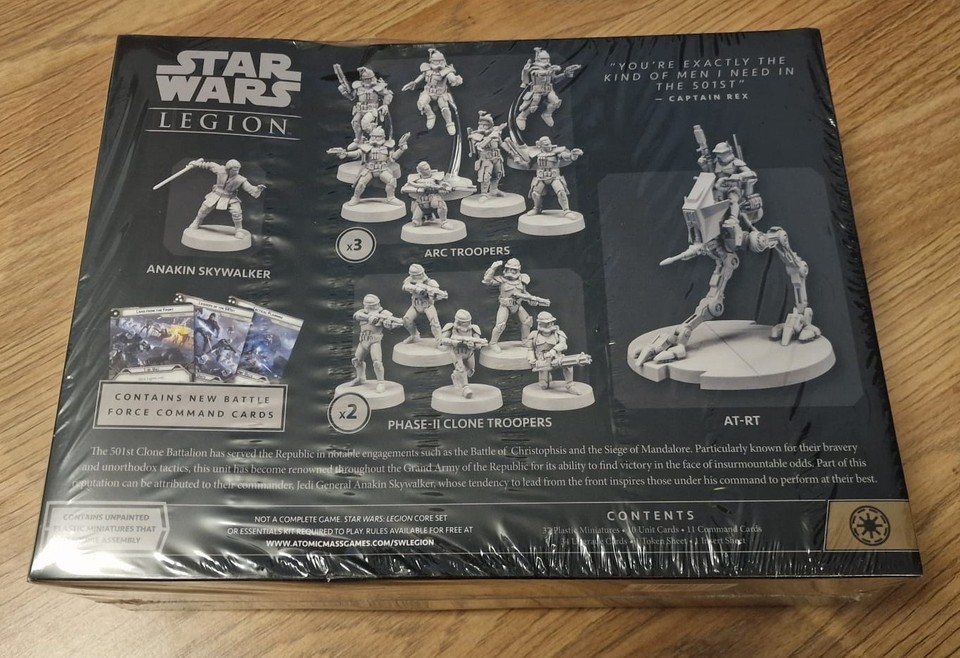 Star Wars Legion 501st Legion Battle Force Starter Set eBay