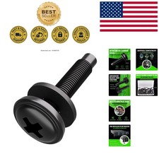 Durable 10-32 Rack Screws with Washers   50-Pack for Secure Equipment Mounting