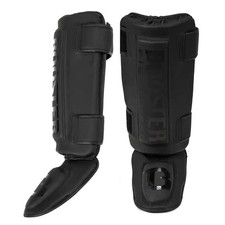 Booster Schienbeinschoner Thai Striker V2 Schwarz Schienbeinschutz MMA Kickboxen