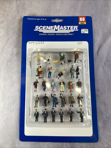 Walthers SceneMaster 949-6032 HO Ferrocarril Patio Personas Trabajadores Etc | Condition: New