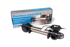 Jebao STU-55 Stainless Steel Pond and Aquarium Clarifier, 55-watt
