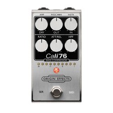 Origin Effects Cali76 Bass Compressor Bass Effects Pedal, Silver