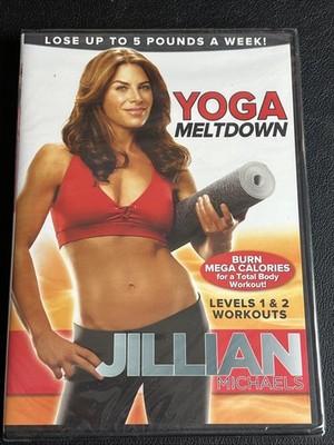 Jillian Michaels Yoga Meltdown DVD ~ Levels 1 & 2 ~ New/Sealed | B2G1FREE