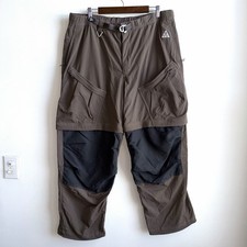Nike ACG Smith Summit Convertible Cargo Pants Mens XL Brown Cordura Gorpcore