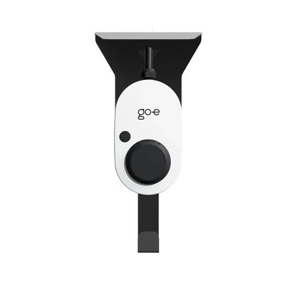 Wandhalterung go-e Charger Gemini mit Kabelhalter und Wetterschutzdach