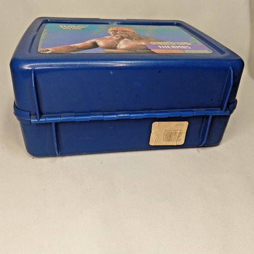 Vintage HULK HOGAN WWF Plastic Lunchbox no Thermos VG+ wrestling WWE - Picture 5 of 6