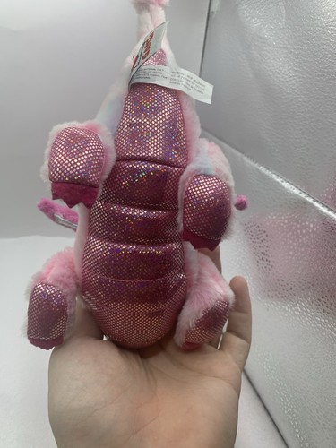 Ganz Webkinz Whimsy Dragon Pink Plush 7” Stuffed Animal *NO CODE* - Picture 6 of 6