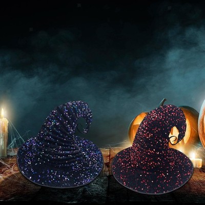 Halloween Hexenhut Zaubererhut
