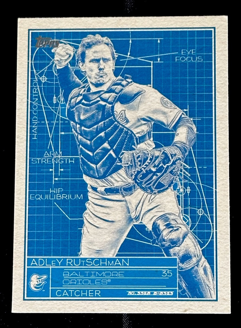 2024 Topps Series 1 Superstar Blueprint SB-11 Adley Rutschman Baseball Card