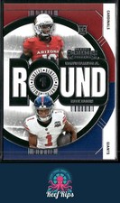 2024 Panini Contenders #2 Malik Nabers / Marvin Harrison Jr. Round Numbers