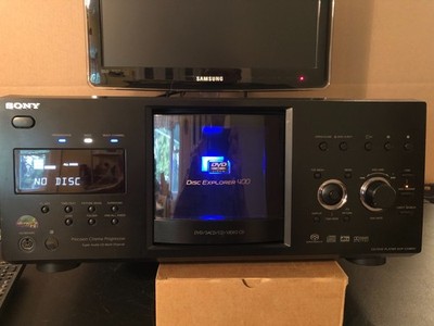 SONY - DVP-CX985v Disc Explorer 400 CD/DVD/SACD - New belts, laser, w/remote
