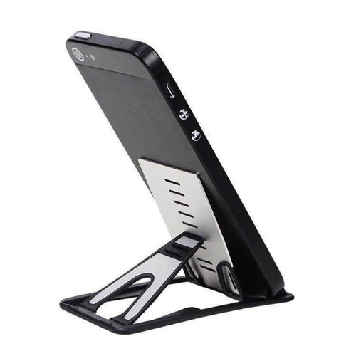 Tablet Support Mobile Phone Holder Folding Stand Metal Desktop Adjustable - 第 8/12 張圖片