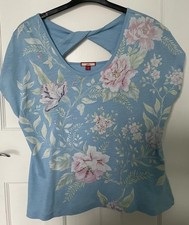 Jo Browns size 18 short sleeve top cotton jersey L  24,5? chest 42? worn once 