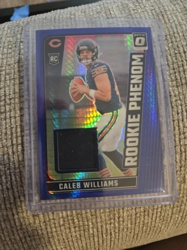 2024  Donruss Optic Rookie Phenom Caleb Williams #RPB-CWS Blue Hyper RC