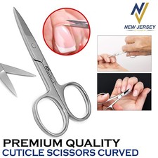 Professional Finger Toe Nail Scissors Curved Steel Manicure Cuticle NAIL