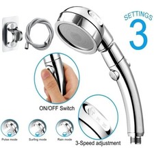 High Pressure Handheld Shower Head with ON/OFF SHOWER HEAD ONLY US STOCK