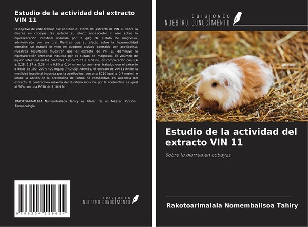 Estudio De La Actividad Del Extracto Vin 11 Rakotoarimalala Nomembalisoa Tahiry-image
