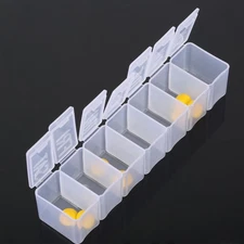 1Pc Portable Weekly Tablet Storge Box Medicine Pill Holder Dispenser Organizer