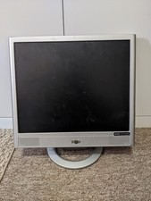 Dell 16 in LCD Color Display Silver Computer Monitor with Stand