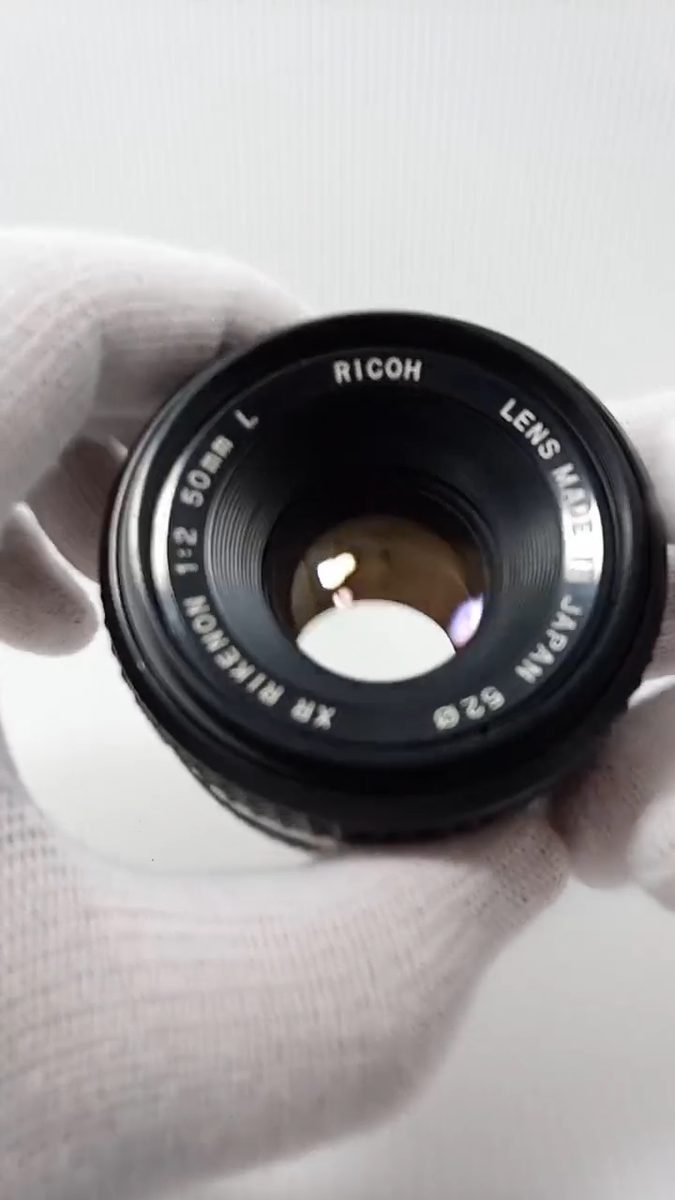 【RICOH】 XR RIKENON 1:2 50mm Ricoh XR Rikenon 1:2 50mm L Vintage SLR Camera Lens Made In Japan