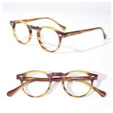 Hand Made Round Eyeglass Frames Japanese Acetate Spectacles Women Men Glasses