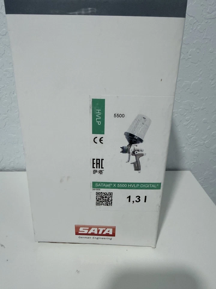 Pistola pulverizadora de pintura digital Sata Jet X 5500 RP boquilla 1,3 O nueva y sellada 1061811 Foto 3 de 4