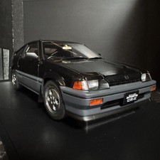Out of print, un-displayed Autoart 1/18 Honda CR-X Si Black