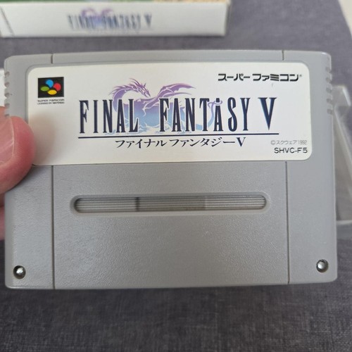 Boxed With Instructions Included Final Fantasy V Japanese only Japan Region - Picture 2 of 7
