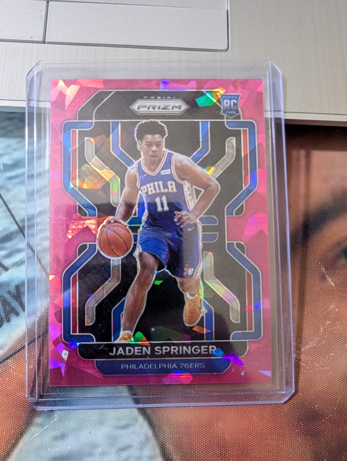 2899 - 2021-22 Panini Prizm #317 Jaden Springer Pink Ice