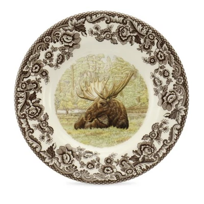 Spode Woodland Bread and Butter Plate, 6 Inch - Moose