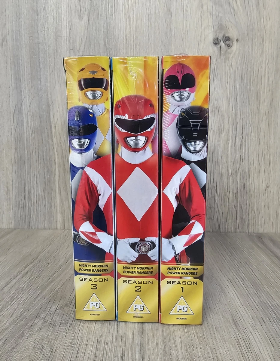 新品ケース交換済み　POWER RANGERS シリーズ　DVD全19巻セット Mighty Morphin Power Rangers Region Code 2 (Europe, Japan, Middle