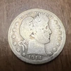 1914 Barber Quarter Actual Coin. Shop My Store For Quarters Melt @$12.50 (12/18)
