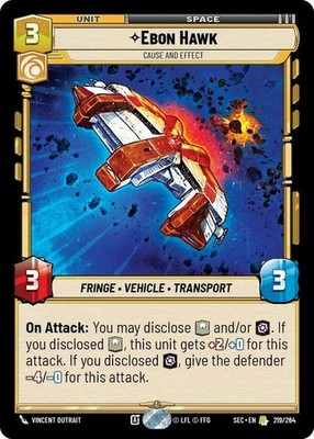Ebon Hawk - Cause and Effect x1 Lightly Played