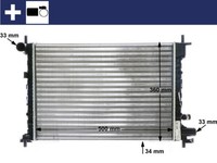 MotorküHler WasserküHler Mahle Cr 381 000S FüR Fiesta Jbsm 121 Courier Mazda 4 3