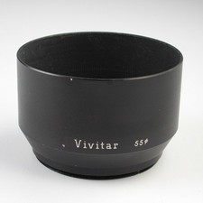 Vivitar - 55mm - Black Metal Screw-In - Lens Hood Shade