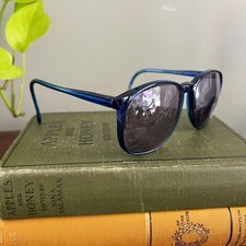 Nouveau Eyewear Blue Frames Sunglasses Made in Italy Mod 1190/3019 140 Vintage