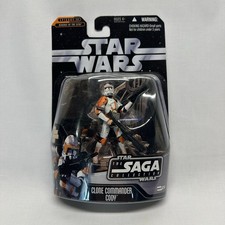 Star Wars Saga Collection 24 Clone Commander Cody 3.75 Figure Hasbro 2006 MOC